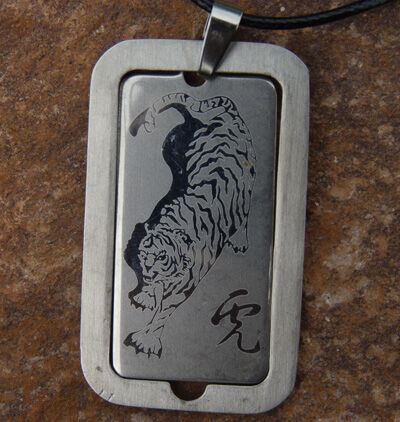 爆款 百变 欧美 朋克一族 00后的最爱 合金皮绳项链 终身保色B3-1-3/B2-1-3