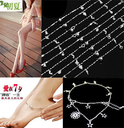 韩版时尚小丘比特系列合金脚链 手链 饰品-永久保色C5-3-4