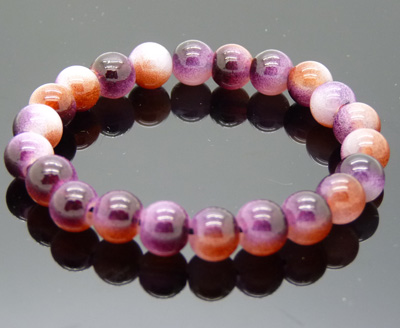 天然玉手链 缅甸玉石手链 手串 剔透水晶时尚手首饰 玛瑙珠手链8号