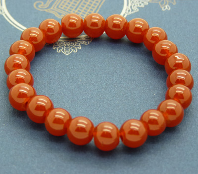 天然玉手链 缅甸玉石手链 手串 剔透水晶时尚手首饰 玛瑙珠手链8号