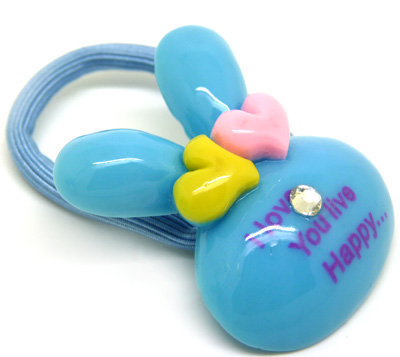 头扎发扎 正品可爱头饰 新款韩版 时尚发饰 小兔头水钻扎头绳C4-1-2