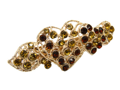 韩版 水钻合金蝴蝶结发夹顶夹发饰 时尚边夹发卡马尾夹横夹