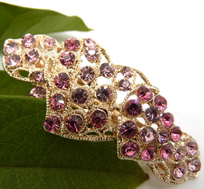 韩版 水钻合金蝴蝶结发夹顶夹发饰 时尚边夹发卡马尾夹横夹