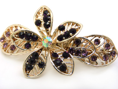 韩版 水钻合金蝴蝶结发夹顶夹发饰 时尚边夹发卡马尾夹横夹