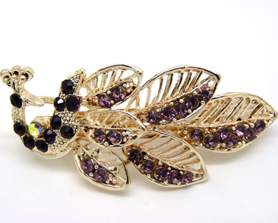 韩版 水钻合金蝴蝶结发夹顶夹发饰 时尚边夹发卡马尾夹横夹