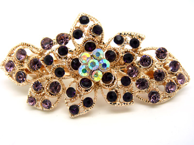 韩版 水钻合金蝴蝶结发夹顶夹发饰 时尚边夹发卡马尾夹横夹