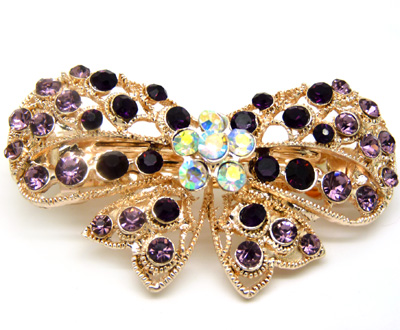 ★★★特价★★★韩版最新头饰弹簧夹 水钻合金发夹顶夹发饰 时尚边夹发卡 马尾夹横夹 奢华头饰--------2 B8-1-5