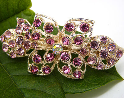 ★★★特价★★★韩版最新头饰弹簧夹 水钻合金发夹顶夹发饰 时尚边夹发卡 马尾夹横夹 奢华头饰--------2 B8-1-5