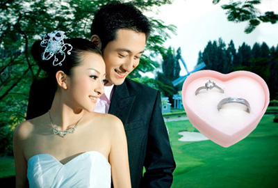 钛钢情侣戒指一对戒 简单爱情简约时尚韩版男女士潮人指环 礼品盒装