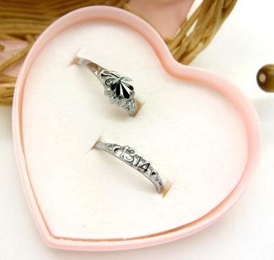 戒指韩版 潮人姐妹钛钢戒指 情侣戒指姐妹指环