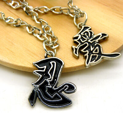 韩版情侣项链一对 时尚精美幸运爱情项链 缘分文字项链C3-1-3