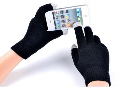 触屏手套 韩版情侣 触控手套 羊毛绒触屏手套 男