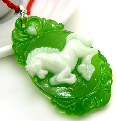 本命年手工红绳项链颈链饰品 男女款 生肖属相情侣项链（夜光大号））B2-1-4