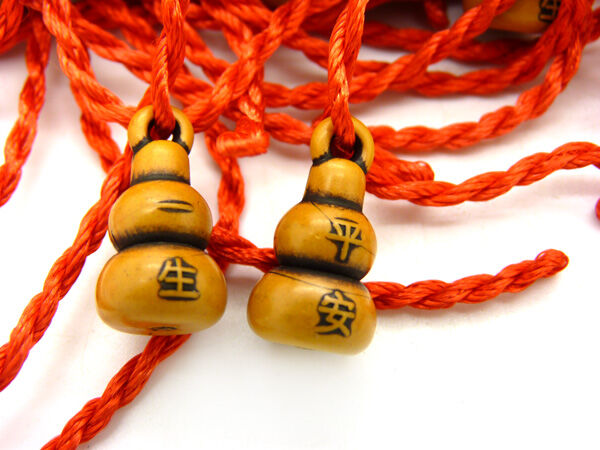 特价本命年手工红绳手链 男女老人小孩邪保平安桃子核幸运脚链 C6c7空白-2