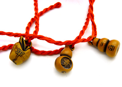 特价本命年手工红绳手链 男女老人小孩邪保平安桃子核幸运脚链C6c7空白-2