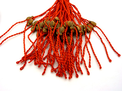 特价本命年珍珠手工红绳手链 男女幸福老人富贵小孩邪保平安桃子核幸运脚链C1-3-3