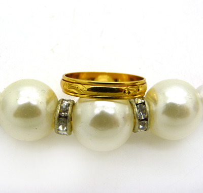 久不掉色镀黄金戒指 情侣款满天星戒指金戒指 男女士黄金戒指-2