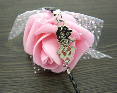 韩版潮流手链 蝴蝶结饰品皮绳脚链情侣手链女复古 时尚手链C4-1-1