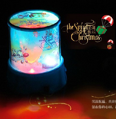 圣诞老人投影仪 圣诞星空投影灯/投影仪
