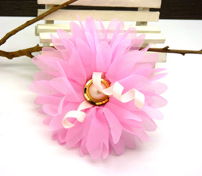 特价韩版 菊花皮筋头饰 手工发饰头饰蕾丝顶夹边夹发圈皮筋蝴蝶结B4-2-1