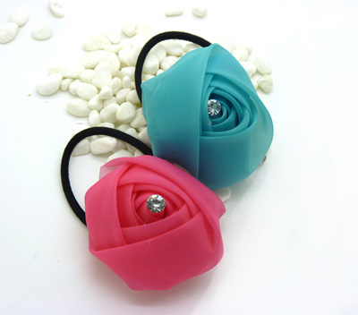 皮筋发饰发圈 蕾丝时尚韩版卡通盘发头绳 珍珠头花头饰 镶钻发绳发饰品