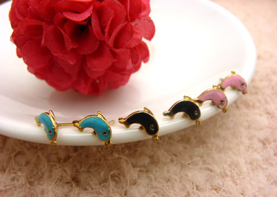 特价潮流耳钉老银匠工艺景泰蓝手工饰品耳钉合金耳饰品 花耳环葡萄耳钉爱心耳钉C6-2-3