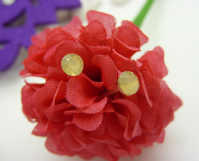 特价韩国防过敏水钻耳钉女 气质耳饰时尚潮流耳针 水晶耳钉水钻耳饰品C6-2-3