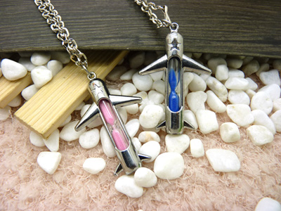 ☆超值特价☆韩国 幸运合金流沙瓶流沙许愿多层项链六C4-3-3