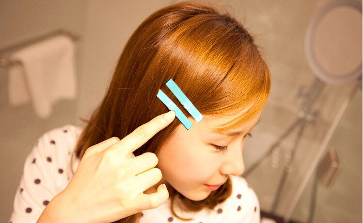 韩国Aznavour正品发饰继承者们郑秀晶同款一字型发夹对夹(2个装)B3-4-3