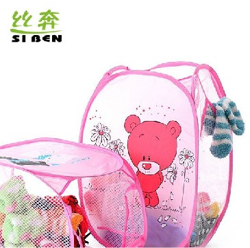 特价卡通衣服收纳筐/脏衣篮/洗衣篮-多款图案混搭六A9-1-3