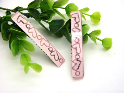 韩国发饰头饰多图案纯色鸭嘴夹发夹刘海边夹（1对）B3-4-3