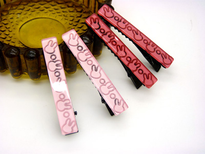 韩国发饰头饰多图案纯色鸭嘴夹发夹刘海边夹（1对）B3-4-3