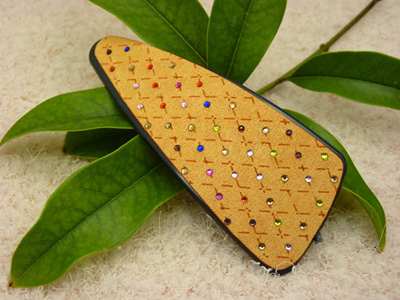 锆石个性韩版磨砂纯色布艺bb夹 刘海夹发夹边夹子 AB夹顶夹 闪亮水钻大号头饰饰品