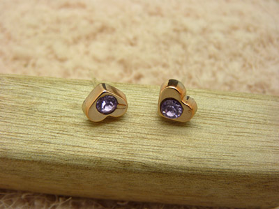 耳钉时尚韩版镶钻耳洞潮流耳钉女 韩国个性潮流耳饰品 合金耳钉C6-2-3