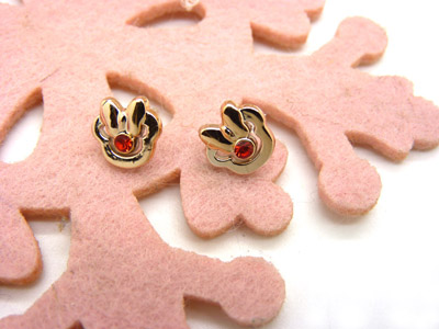 耳钉时尚韩版镶钻耳洞潮流耳钉女 韩国个性潮流耳饰品 合金耳钉C6-2-3