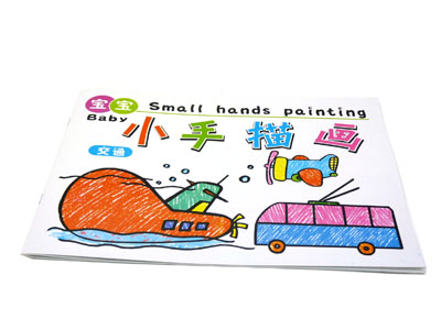 小手画画 儿童涂色画 填色绘画书 宝宝蒙纸描画本-小手描画A33-3-3