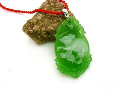 特价潮流夜光十二12生肖项链 男女时尚吊坠 -夜光生肖牌项链大 B2-1-4