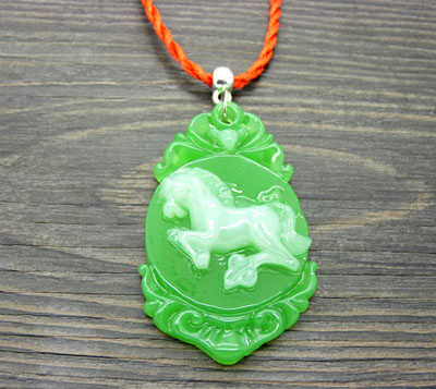 特价潮流夜光十二12生肖项链 男女时尚吊坠 -夜光生肖牌项链大B2-1-4