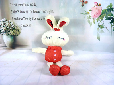 爱情兔碎花兔美人兔LOVE兔公仔兔子毛绒玩具 女友生日礼物 -美人兔1号-49号
