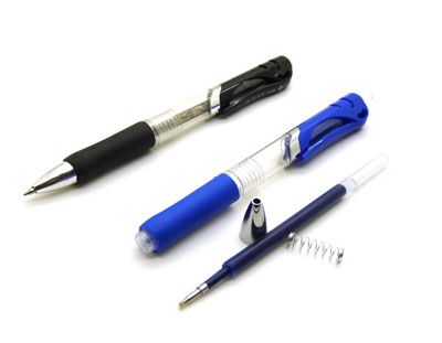 高档签字笔0.5mm 新型碳素笔墨 按动笔中性笔 按动水笔 -k35中性笔