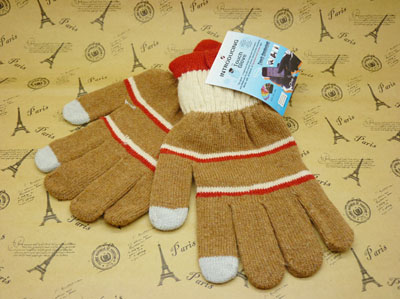 冬季男女情侣韩版加厚保暖手套 -触摸触屏手套