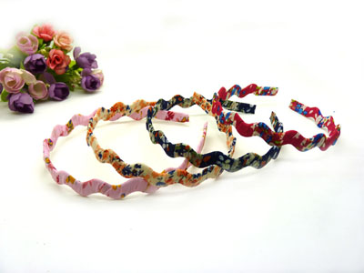 新款韩国钢卡超美绕线波浪发箍发卡 清新碎花波浪头箍发饰头饰C4-1-3