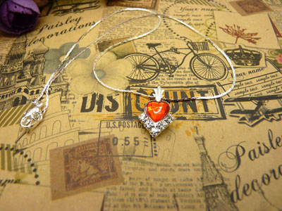 项链女韩版时尚锁骨水晶甜美吊坠首饰品配饰装饰女生B4-1-3