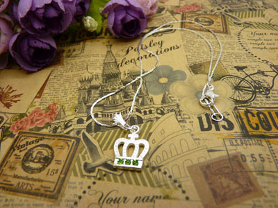 项链女韩版时尚锁骨水晶甜美吊坠首饰品配饰装饰女生B4-1-3