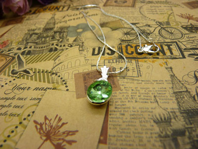 项链女韩版时尚锁骨水晶甜美吊坠首饰品配饰装饰女生B4-1-3