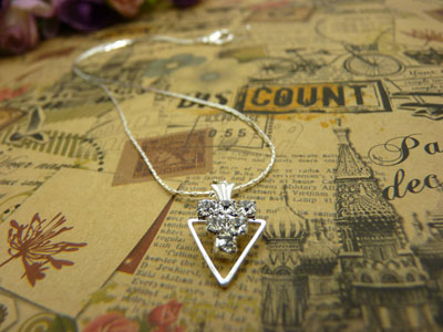 项链女韩版时尚锁骨水晶甜美吊坠首饰品配饰装饰女生B4-1-3