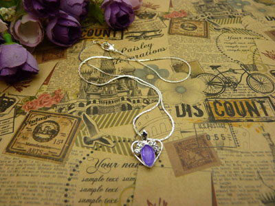 项链女韩版时尚锁骨水晶甜美吊坠首饰品配饰装饰女生B4-1-3