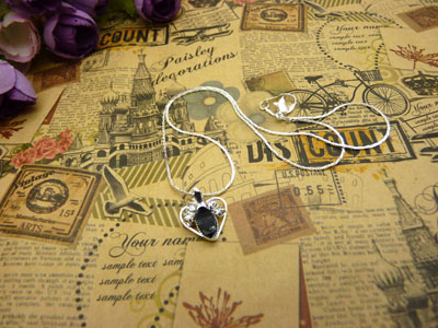 项链女韩版时尚锁骨水晶甜美吊坠首饰品配饰装饰女生B4-1-3