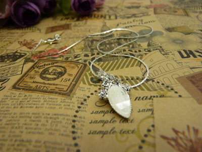 项链女韩版时尚锁骨水晶甜美吊坠首饰品配饰装饰女生B4-1-3