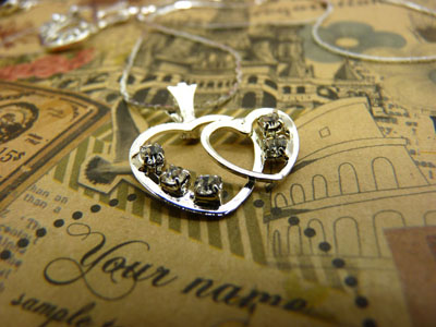 项链女韩版时尚锁骨水晶甜美吊坠首饰品配饰装饰女生B4-1-3